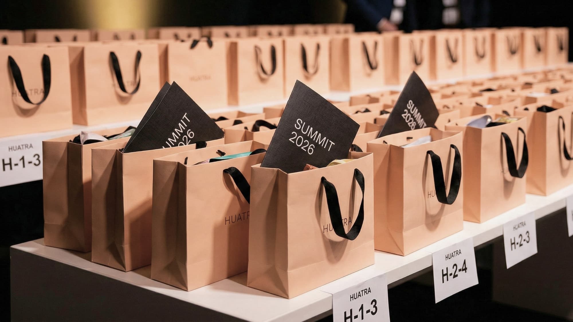 Launch and sales event gift presentation for a real estate gifting program